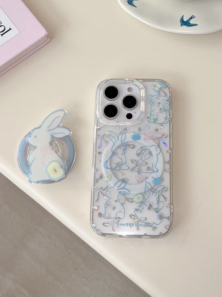 Rabbit Designer Magsafe iPhone Case With Magsafe Holder