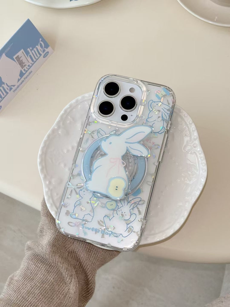 Rabbit Designer Magsafe iPhone Case With Magsafe Holder