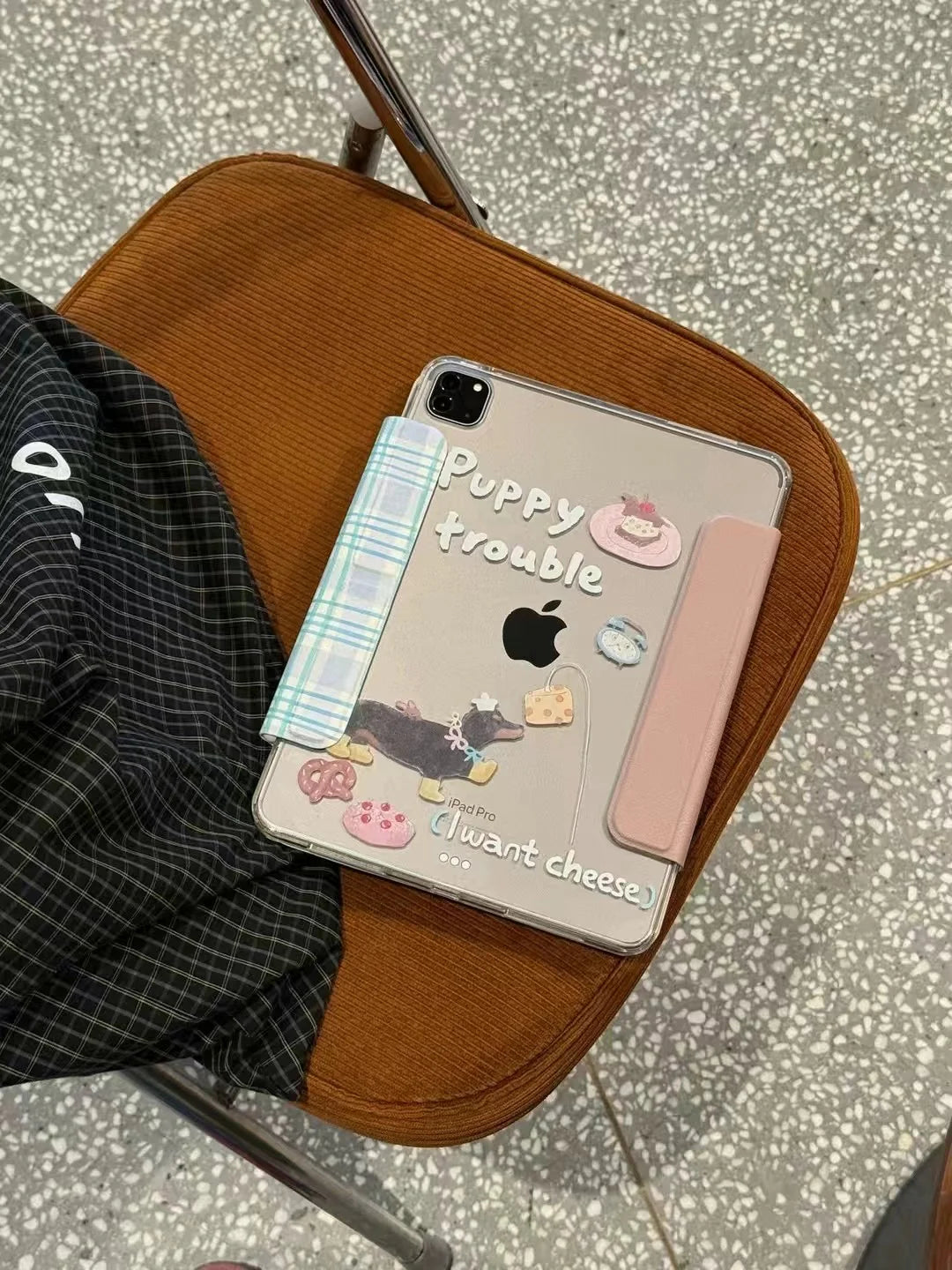 Puppy Trouble Designer Case For iPad
