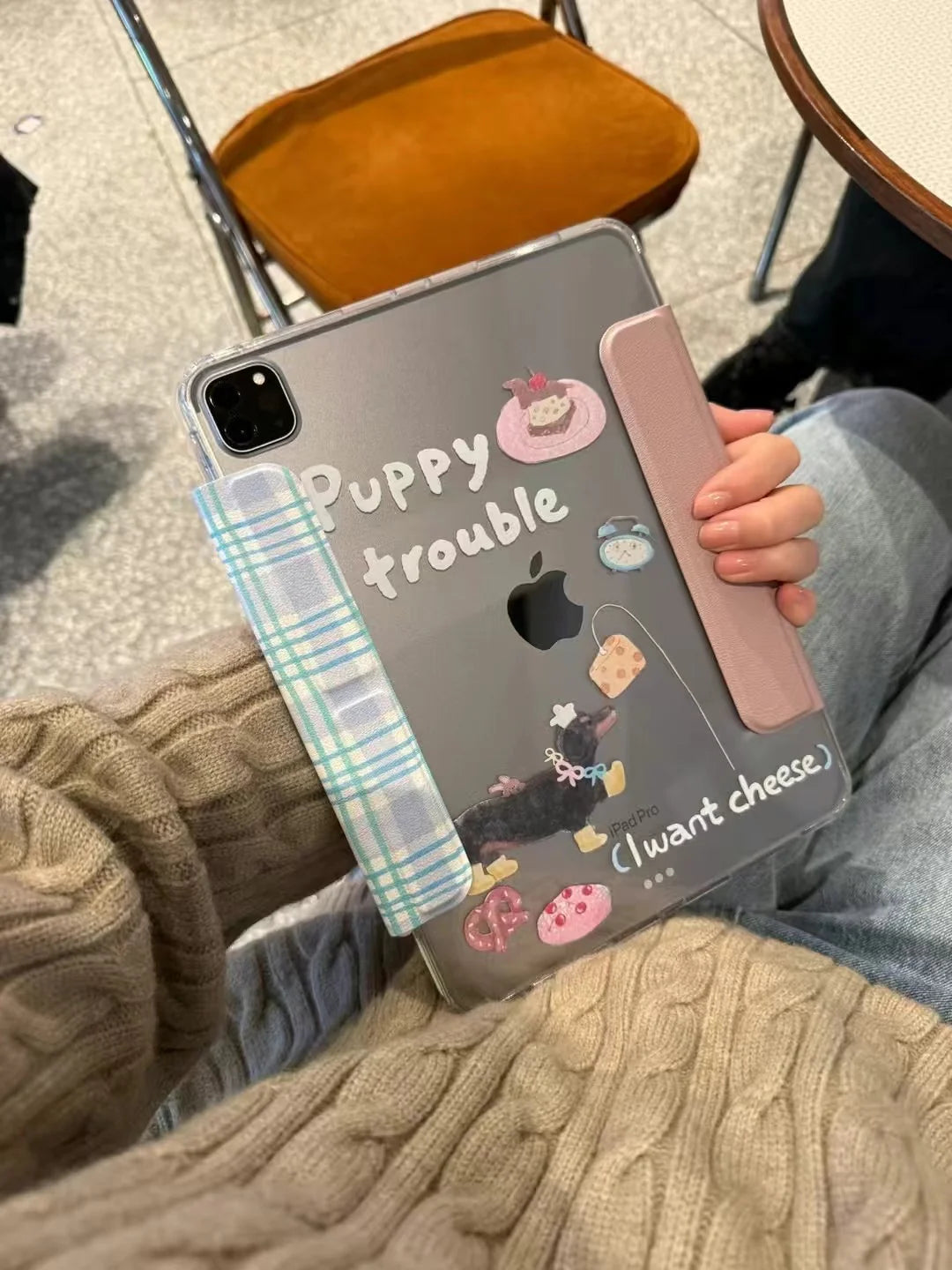 Puppy Trouble Designer Case For iPad