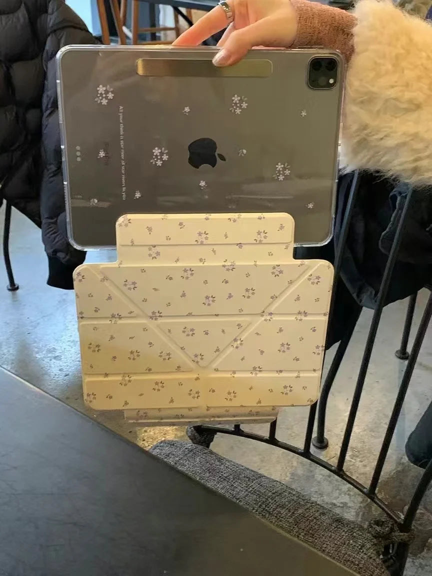 Flower Designer Case For iPad