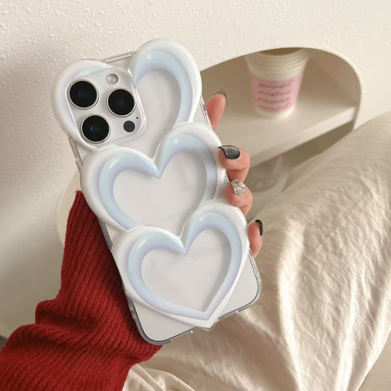 Heart Blossom Designer Silicon Case For iPhone