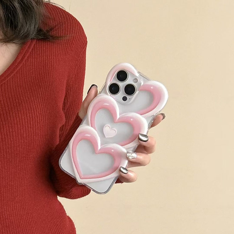 Heart Blossom Designer Silicon Case For iPhone