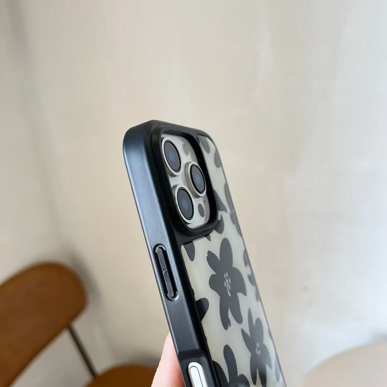 Flower Designer Case For iPhone With Fluffy Bracelet