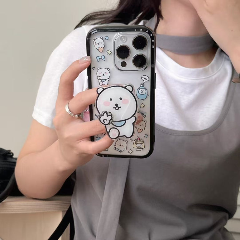 Joke Bear Case For iPhone With Holder
