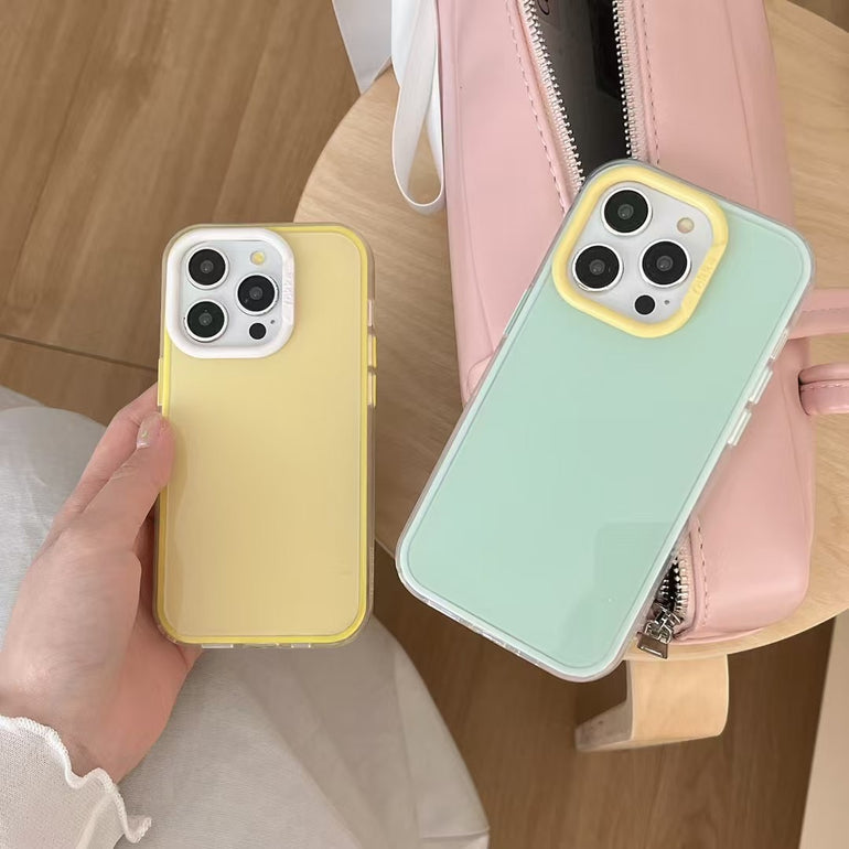 Pastel Color Silicon Case For iPhone