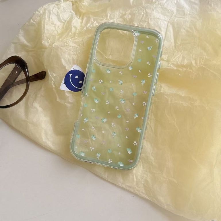 Floral Designer Silicon Case For iPhone
