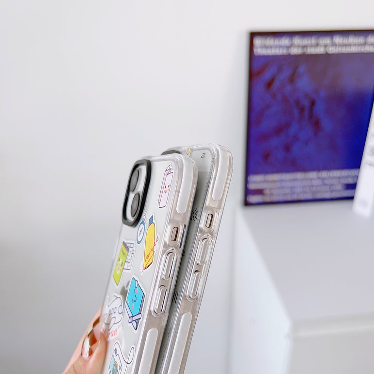 iPhone Impact Proof Silicon Case ( Travel Stickers )