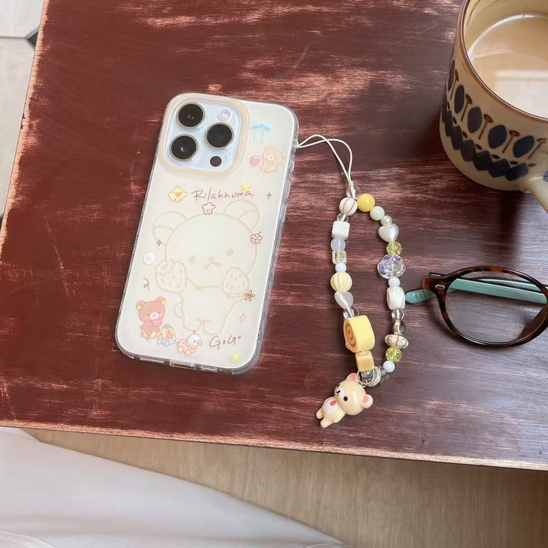 GoGo Designer Silicon Case For iPhone With Charm
