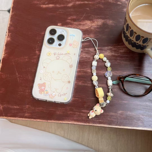 GoGo Designer Silicon Case For iPhone With Charm