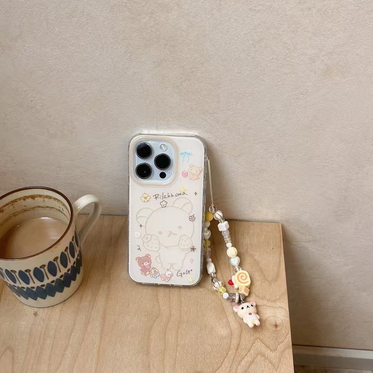 GoGo Designer Silicon Case For iPhone With Charm