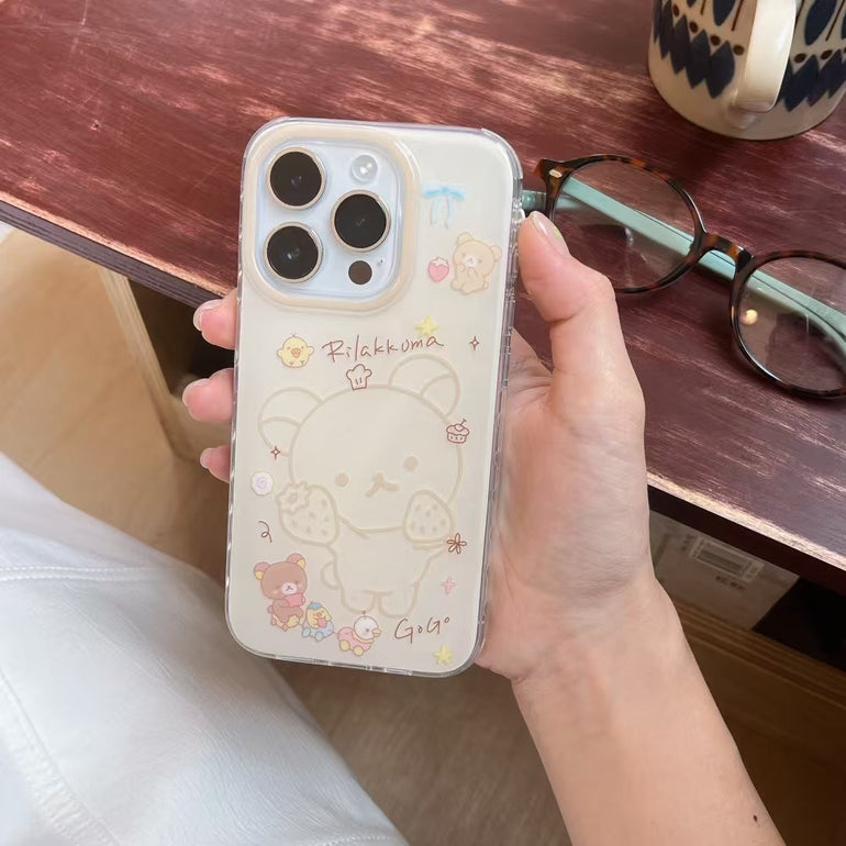 GoGo Designer Silicon Case For iPhone With Charm