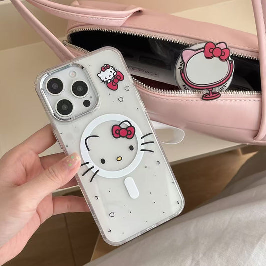 Magsafe Designer Case For iPhone With Kitty Magsafe Holder