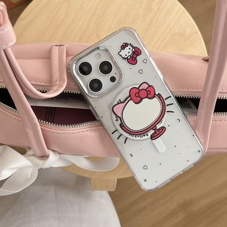 Magsafe Designer Case For iPhone With Kitty Magsafe Holder