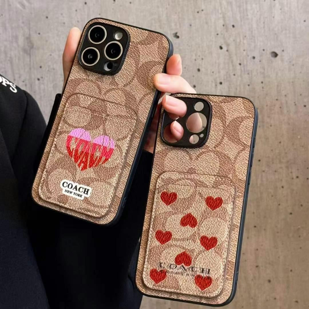 Denim Designer Wallet Case For iPhone