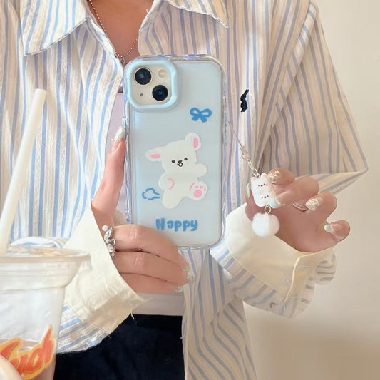 Happy Happy Happy ! Puppy Silicon Case For iPhone