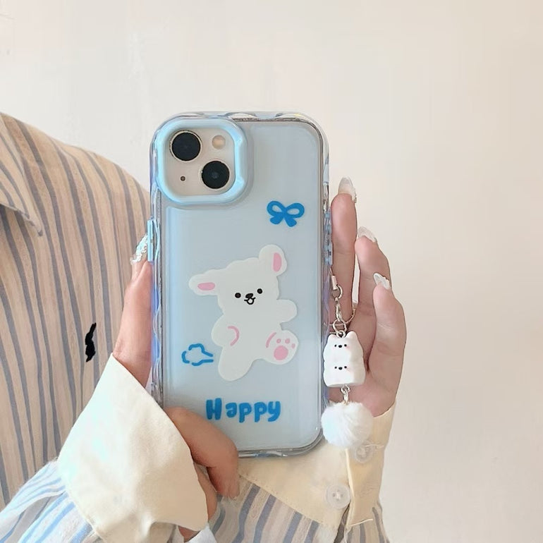 Happy Happy Happy ! Puppy Silicon Case For iPhone