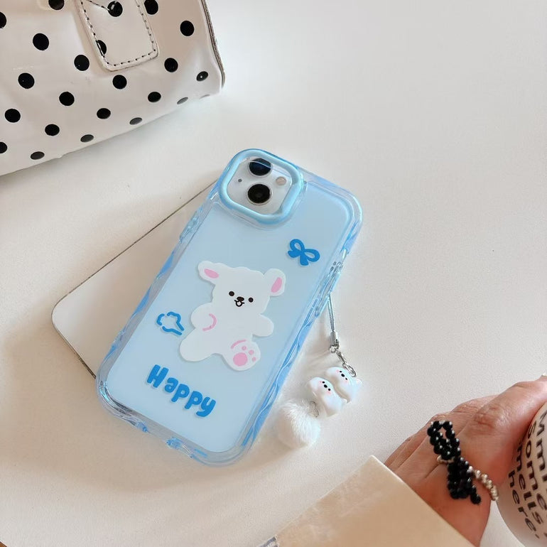 Happy Happy Happy ! Puppy Silicon Case For iPhone