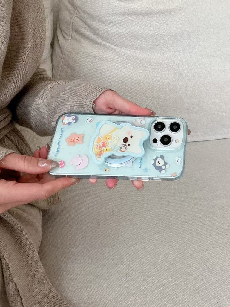 Cute Dog Magsafe Case For iPhone With Magsafe Holder