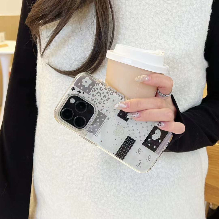 Designer Silicon Case For iPhone With Beaded Charm