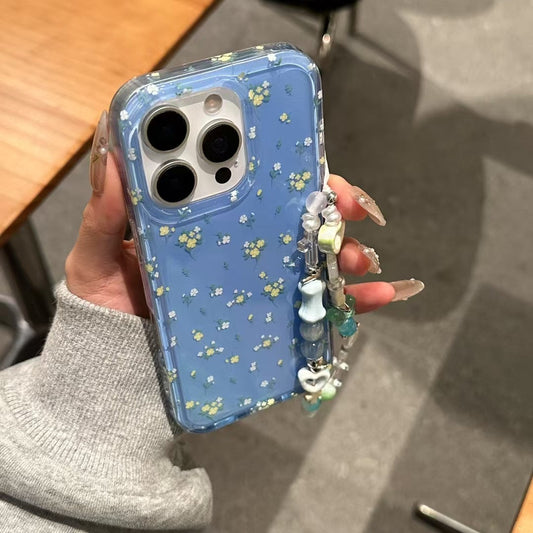 Floral Pattern Silicon Case For iPhone