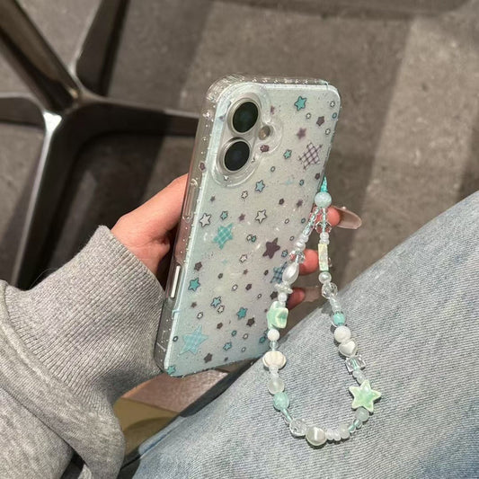 Star Family Silicon Case For iPhone With Charm