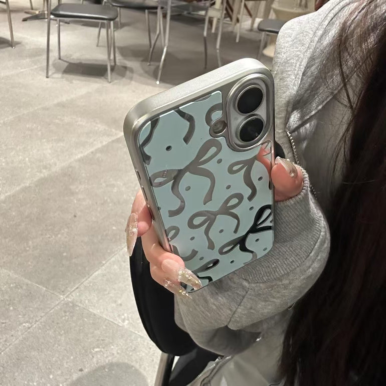 Bow Mirror Designer Case For iPhone