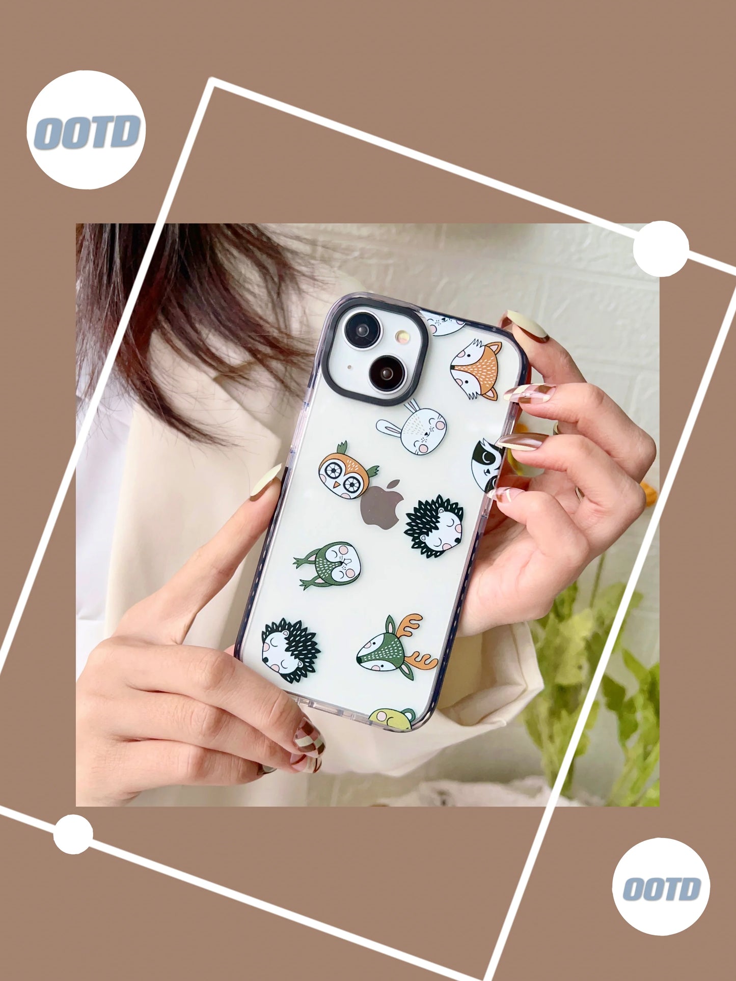 Impact Proof Silicon Case For iPhone ( Cute Design )
