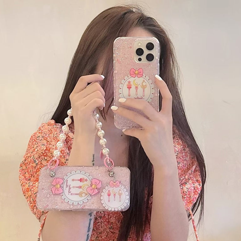 Sailor Moon Designer Silicon Case For iPhone With Antifall Holder