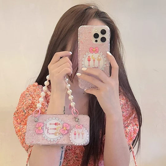 Sailor Moon Designer Silicon Case For iPhone With Antifall Holder