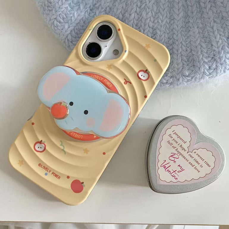 Baby Elephant Ripple Case For iPhone With Magsafe Holder