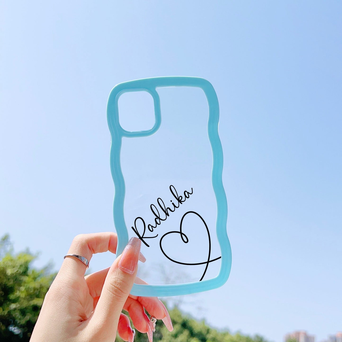 Wawy Style Mirror Finish Silicon Case for iPhone