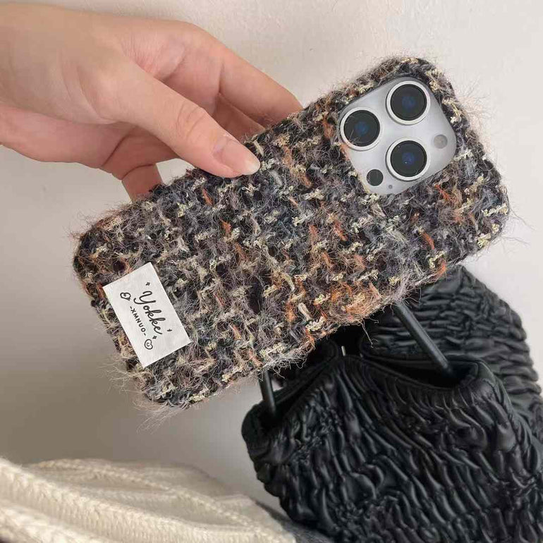 Tweet Leather Case For iPhone black