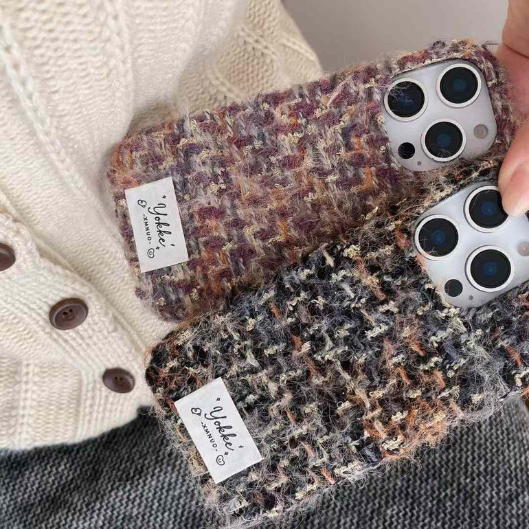 Tweet Leather Case For iPhone black