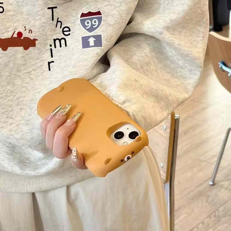 Cute Bear 3D Silicon Case For iPhone