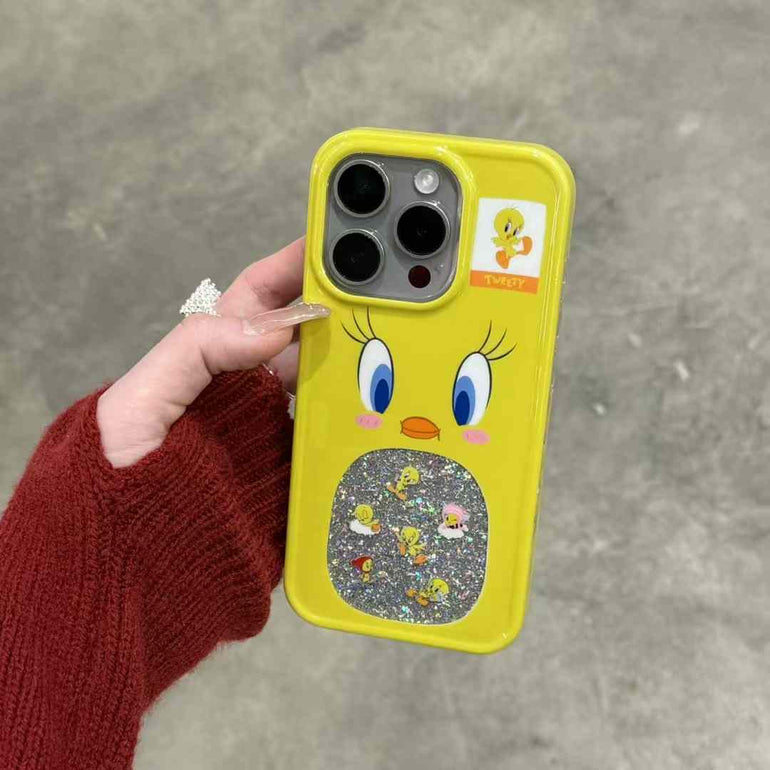 Duck Family Designer Case For iPhone With Cute Duck Beaded Charm