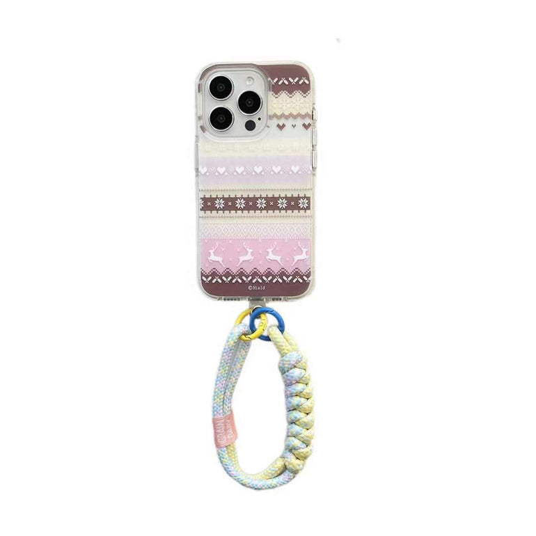 Designer Silicon Case For iPhone With String Holder