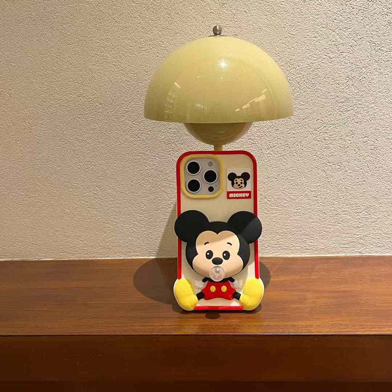 Cute Cartoon Chewing Bubble Gum Silicon Case For iPhone