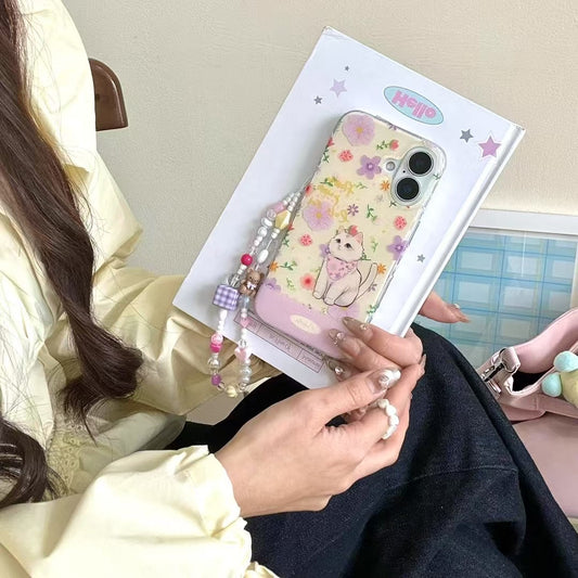 Cute Cartoon Silicon Case For iPhone With Cute Charm