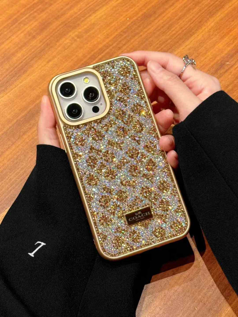 Luxury Branded Rhinestone Case for iPhone