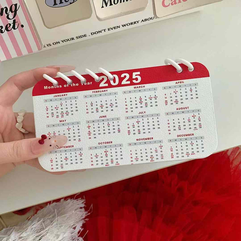 Calender Diary Style Flip Case For iPhone