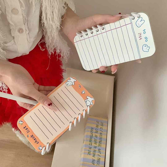 Bunny Diary Style Flip Case For iPhone