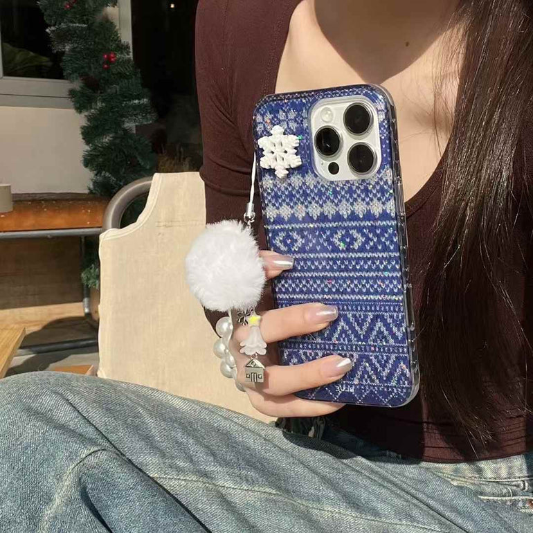 Designer Silicon Case For iPhone With Cute Charm