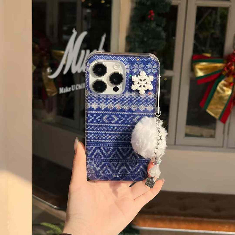 Designer Silicon Case For iPhone With Cute Charm
