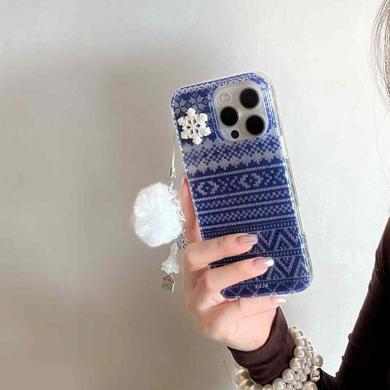 Designer Silicon Case For iPhone With Cute Charm