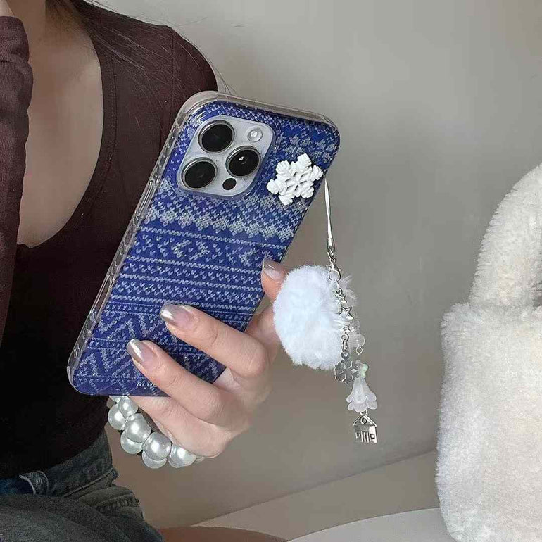 Designer Silicon Case For iPhone With Cute Charm