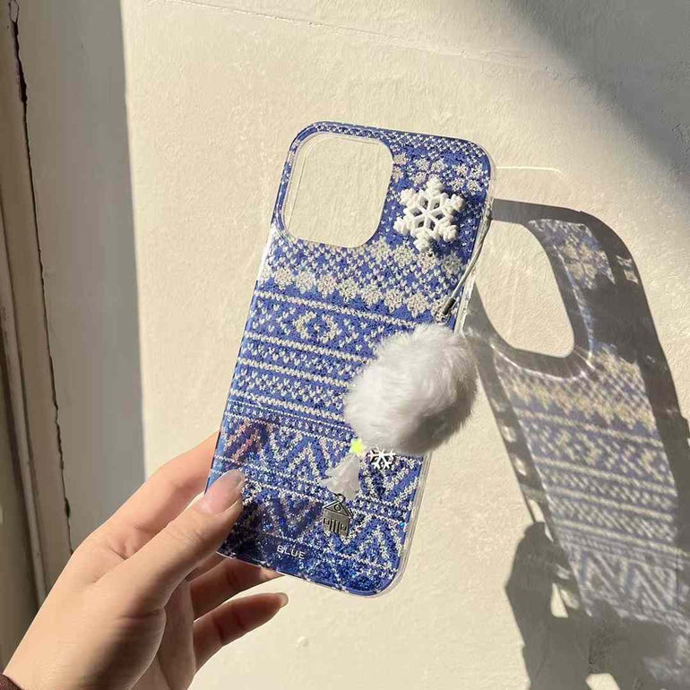 Designer Silicon Case For iPhone With Cute Charm