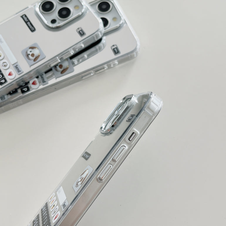 Hello! There Designer Chatbox Mirror Case for iPhone