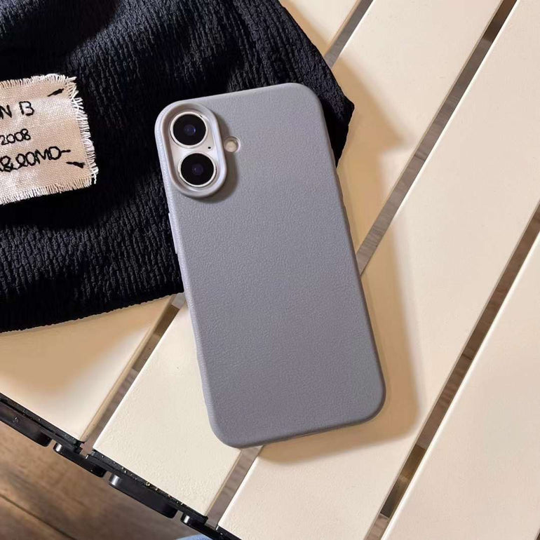 Leather Finish Case For iPhone all models