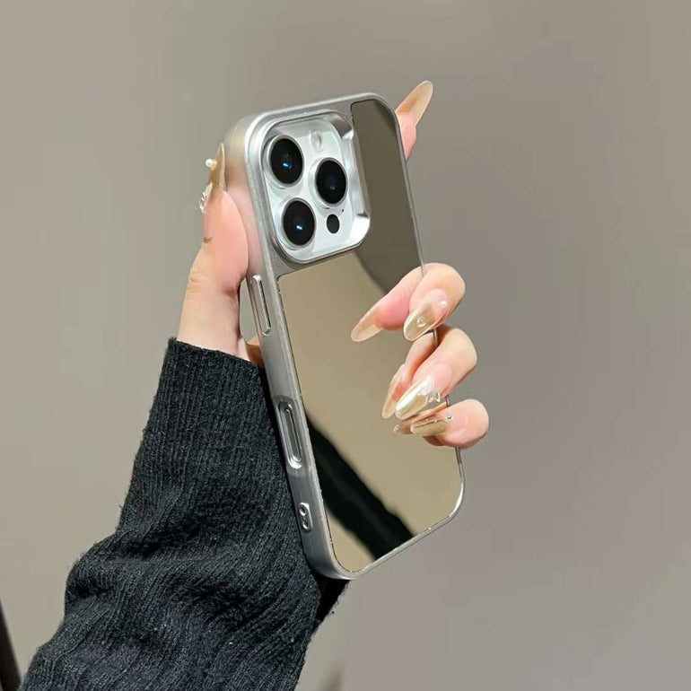 Reflective Mirror Silicon iPhone Case For iPhone